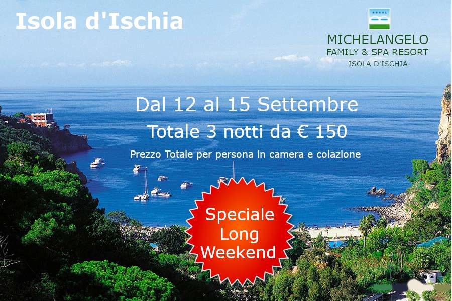 OFFERTA LONG WEEKEND Totale 3 notti